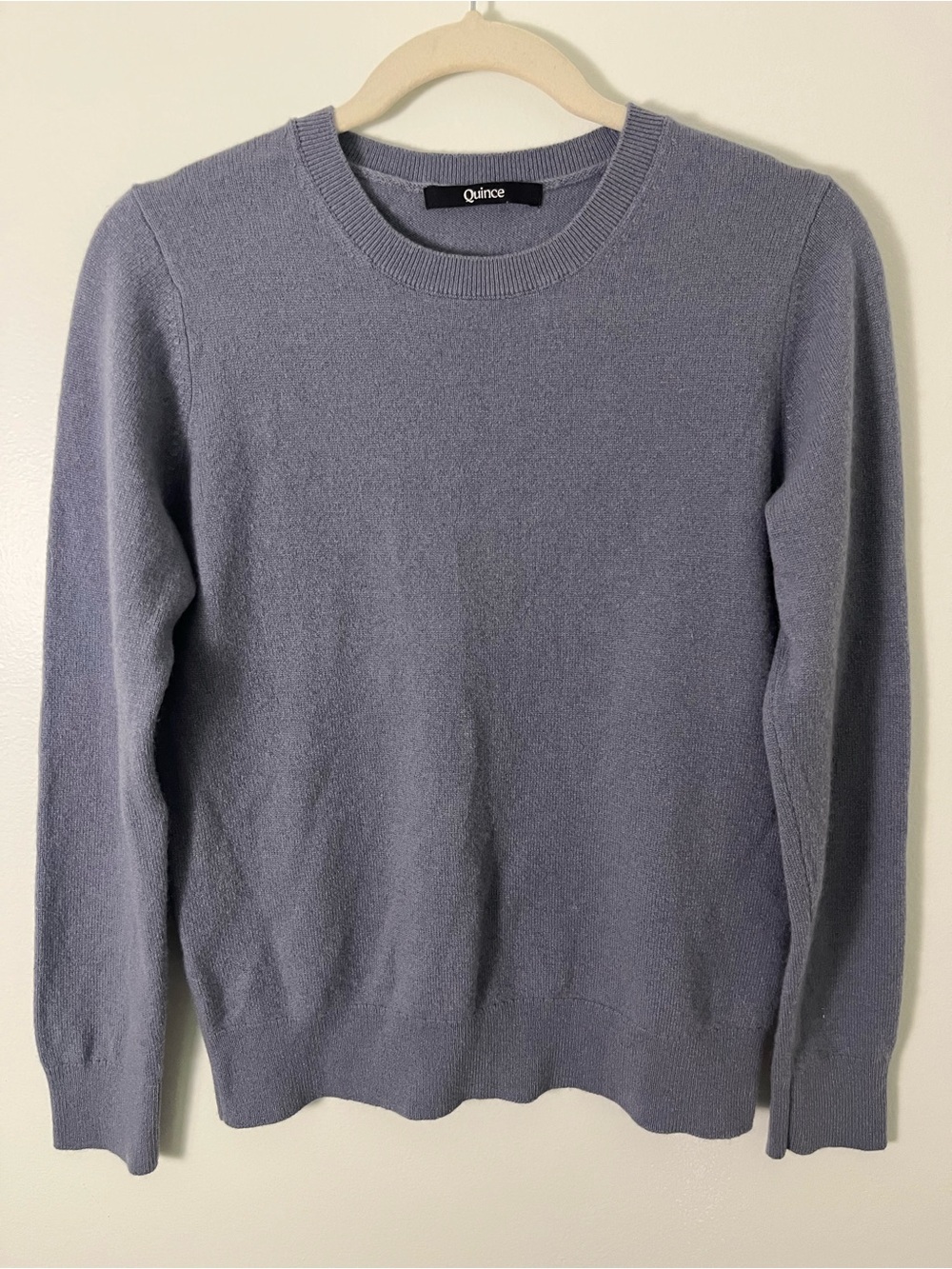 Quince Dusty Lavender Crewneck Sweater